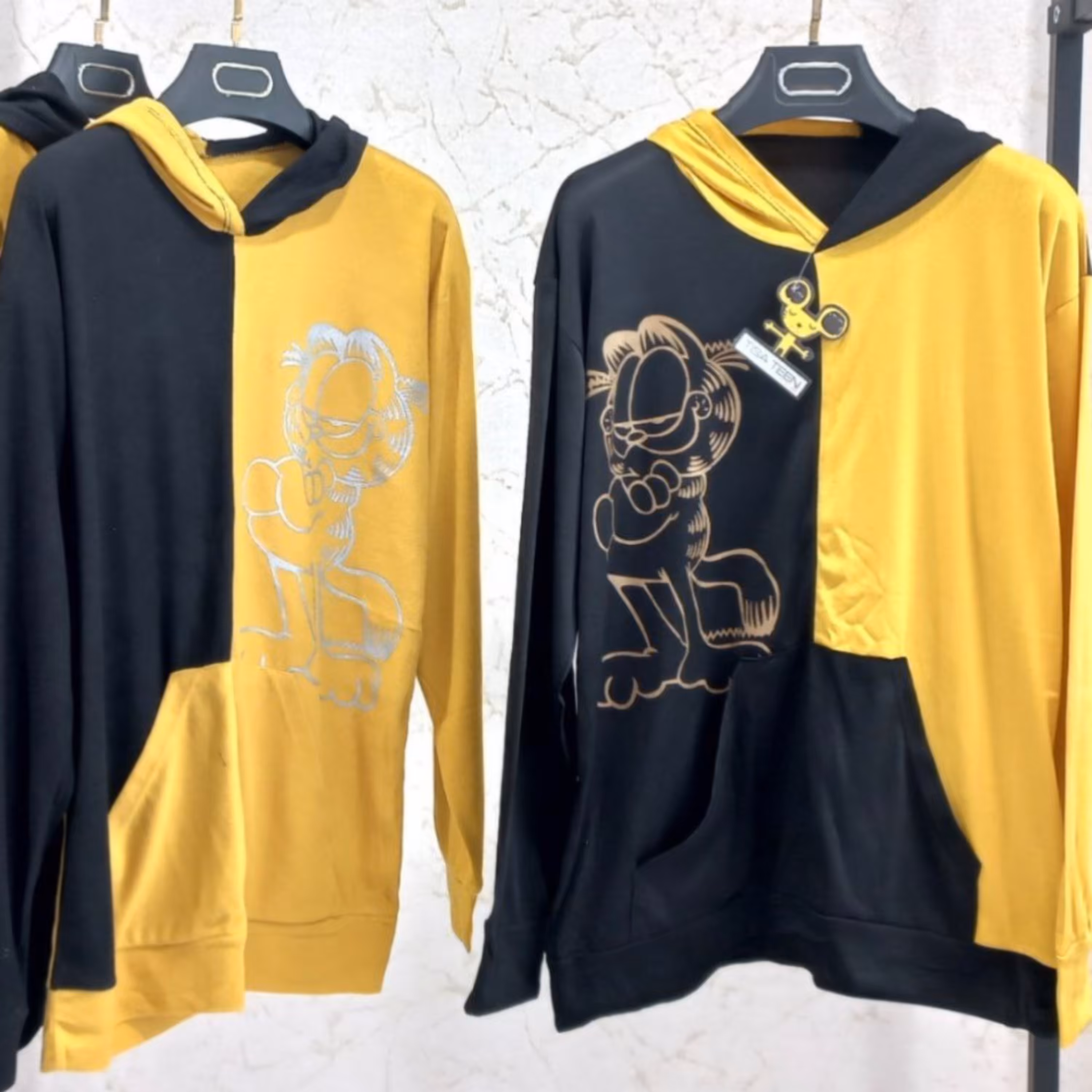 هودی کرکی پاییزه طرح گربه گارفیلد(ارسال رایگان ب مدت محدود)