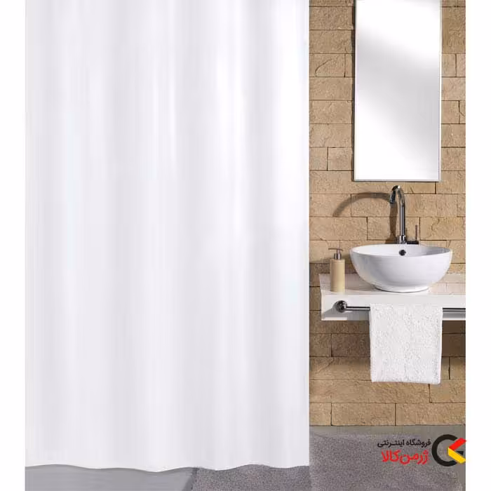 پرده حمام کیتو کلین ولکه 120 در 200 سانتی‌متر