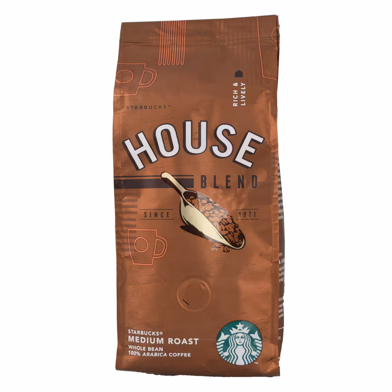 دانه قهوه هاوس بلند 250 گرم استارباکس - starbucks