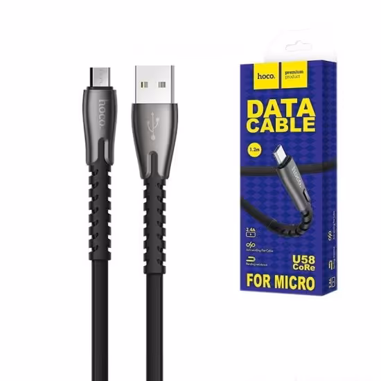 کابل اندروید طول 1.2 متر هوکو (hoco) مدل U58 CORE


