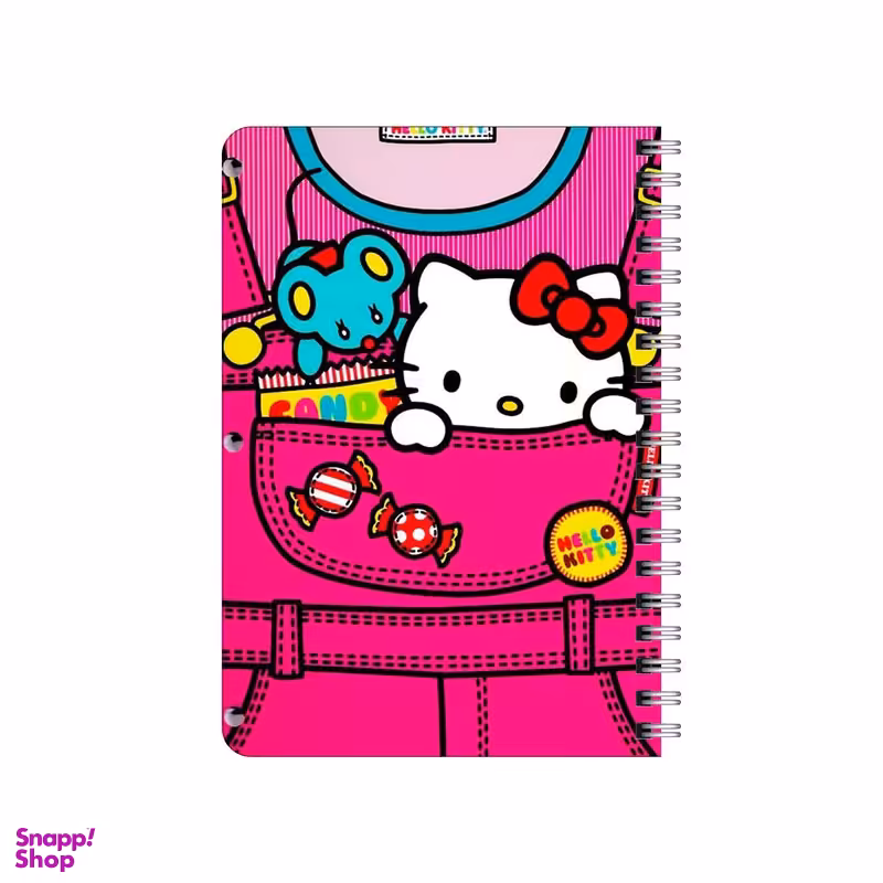 دفترچه یادداشت 80 برگ بامبیلیپ مدل چوبی طرح هلوکیتی و دختر کد 3130291