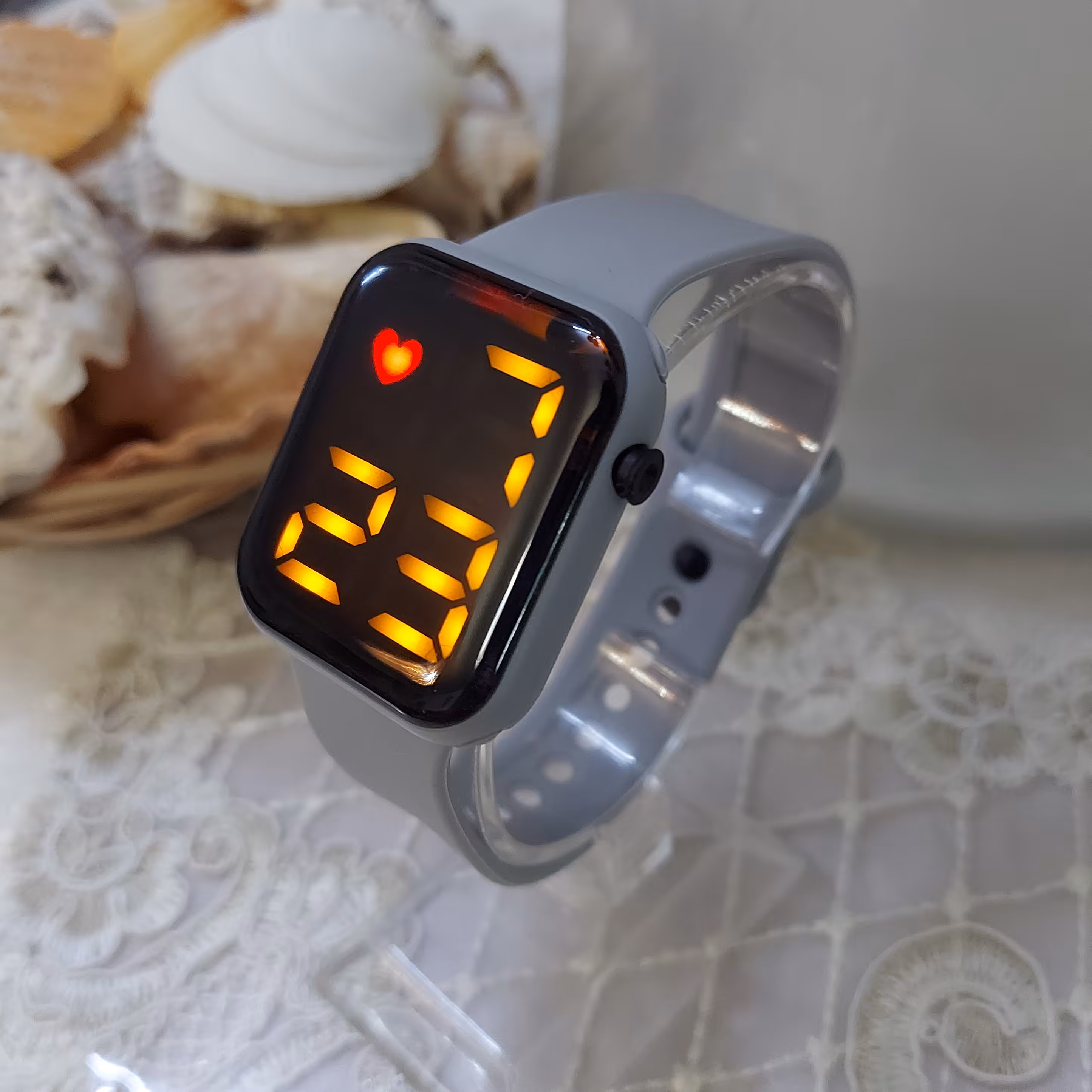 ساعت اسپرت دیجیتالی طرح اپل واچ قلبی طوسی(ارسال رایگان) 