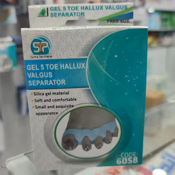 پد ژله ای هالوکس والگوس پنج انگشتی