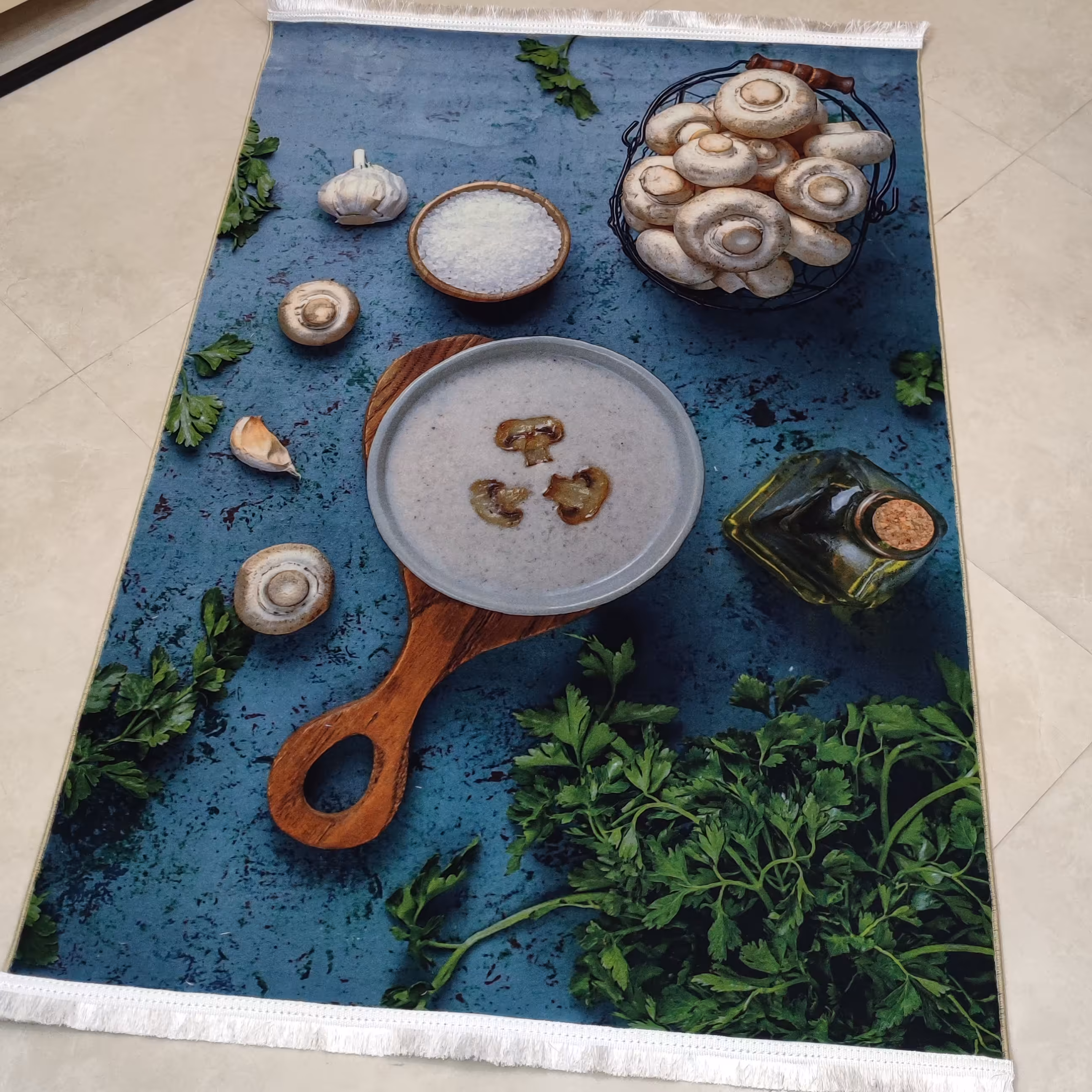 فرش  آشپزخانه 700 شانه تراکم 3300، 1/5 در 2/25(4 متری)