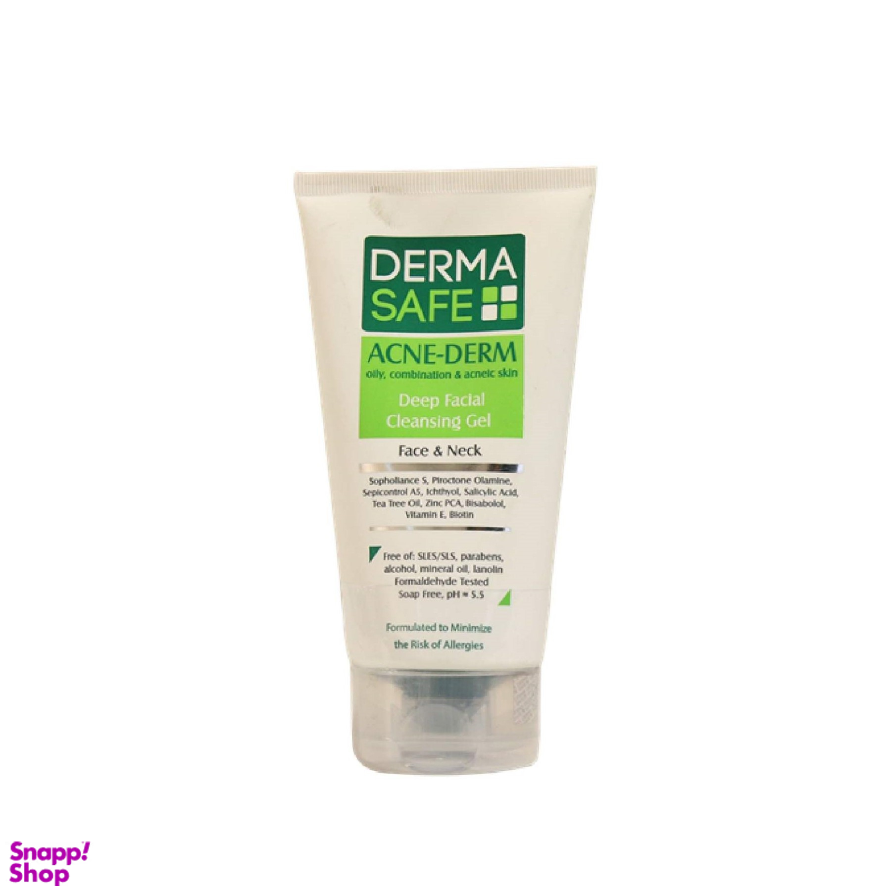 کرم ضد آکنه صورت و گردن درماسیف (Derma safe) مدل Acne Derm