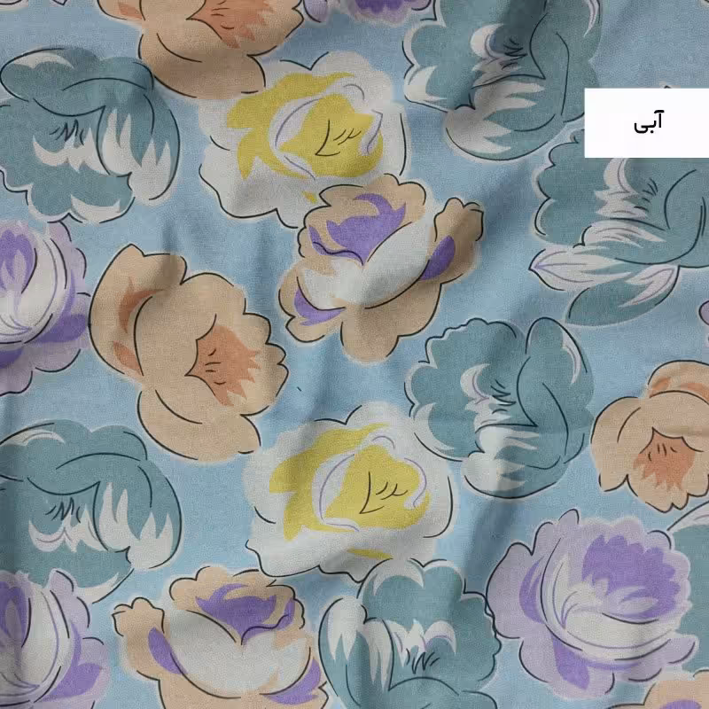 پارچه ملحفه طرح ابرنگی با عرض 240 سانتی متر در طرح های مختلف