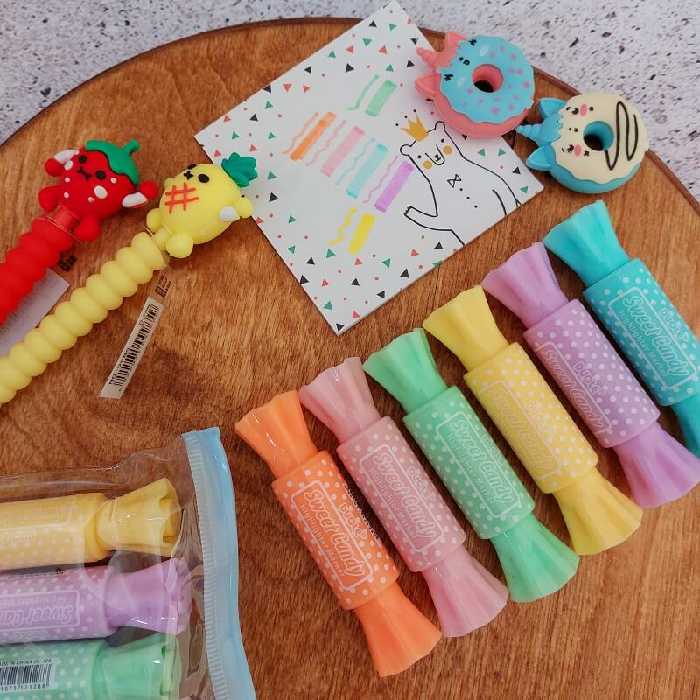 هایلایتر دوطرفه طرح شکلات