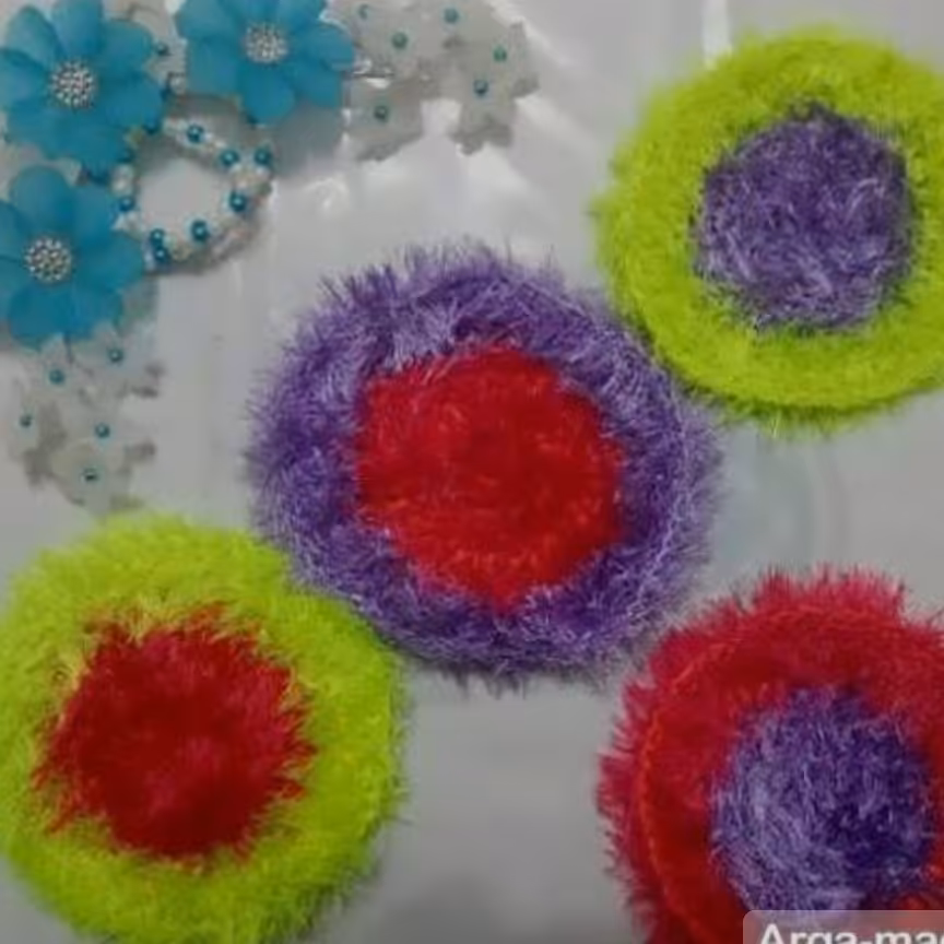 اسکاچ بافتنی .قرمز.زرد.سبز آبی 