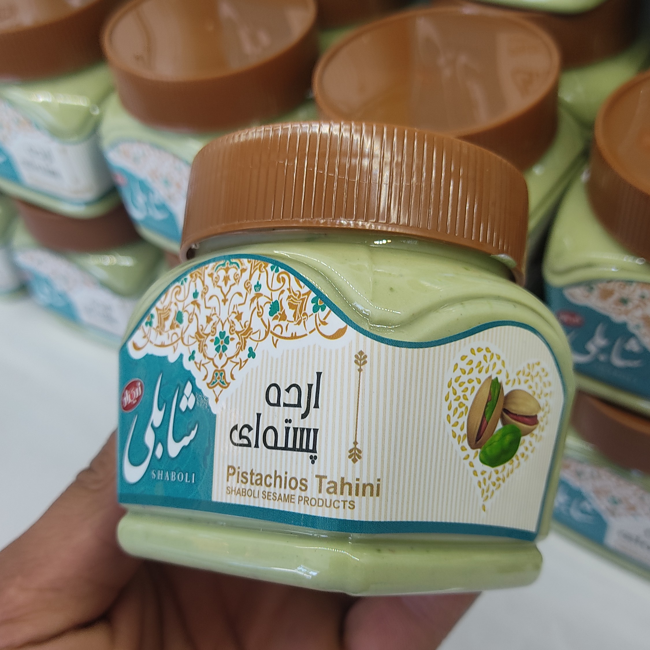 ارده پسته ای شابلی با 30 درصد مغز (350گرمی) 