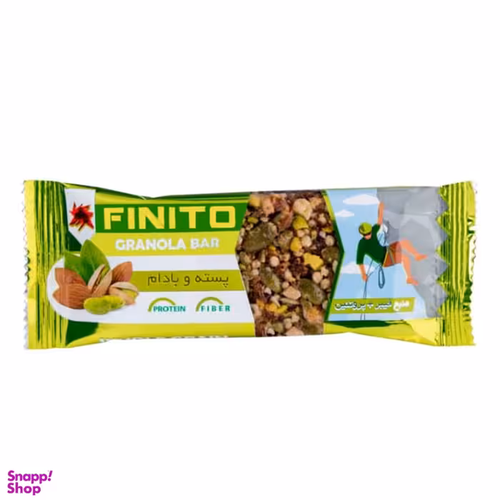 نات بار بادام زمینی پرواستار وزن ۲۵ گرم