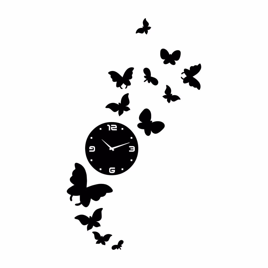 ساعت دیواری فانتزی مدل خیال