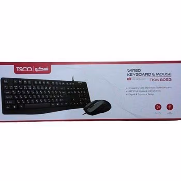 کیبورد وموس تسکو TSCO TKM 8053