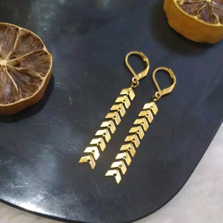 گوشواره تیغ ماهی استیل