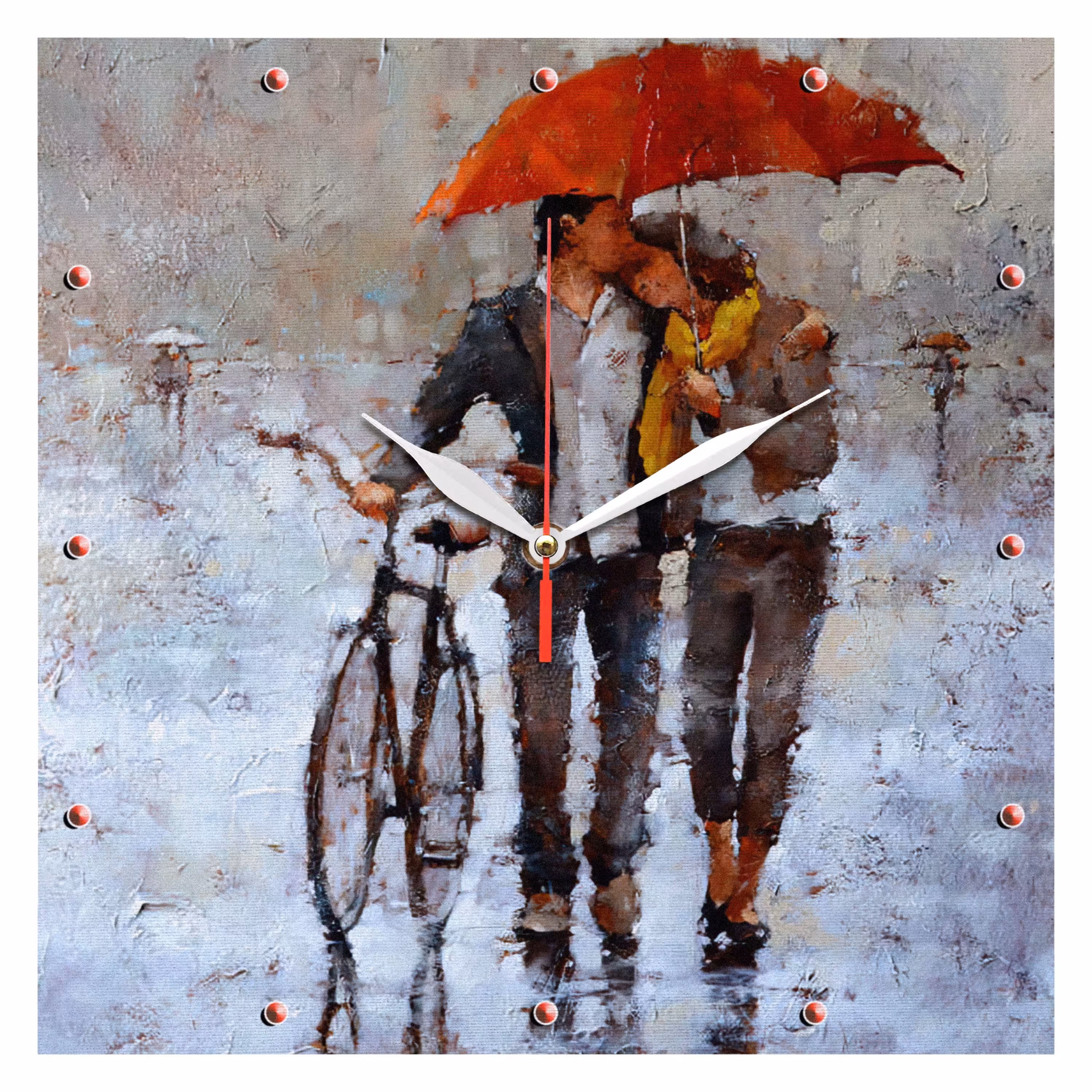 ساعت دیواری مدل 1072 طرح عاشقانه