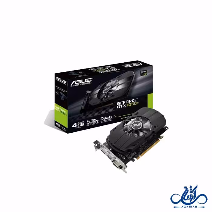 کارت گرافیک ایسوس GTX1050Ti-4G Phoenix