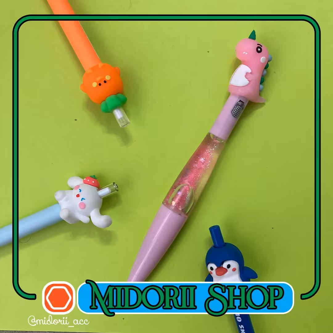 خودکار  فانتزی آکواریومی - دایناسور چراغ دار- صورتی