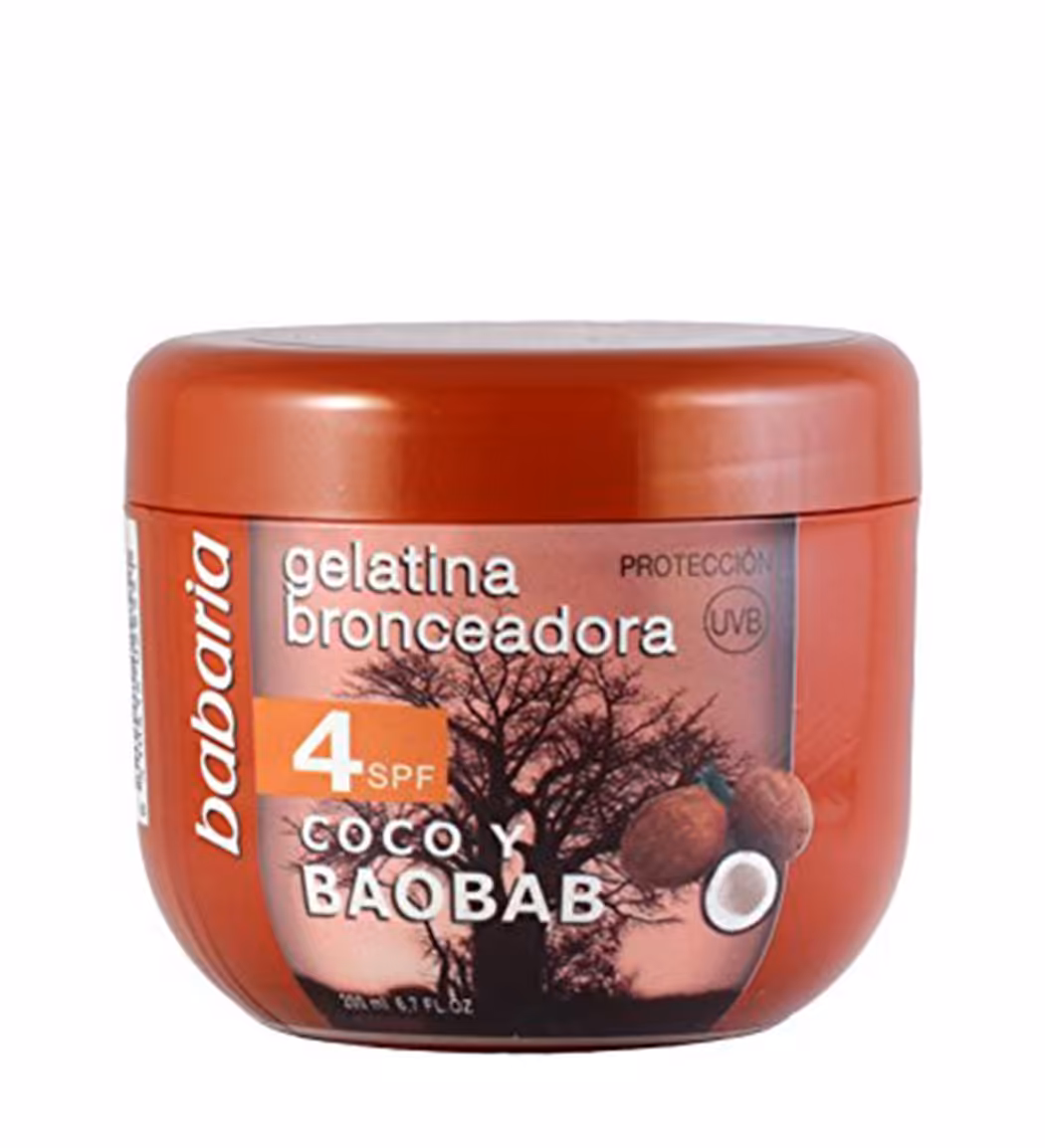 ژلاتین برنزه کننده نارگیل و بااوباب باباریا (200 ml)(GELBB1200ML)