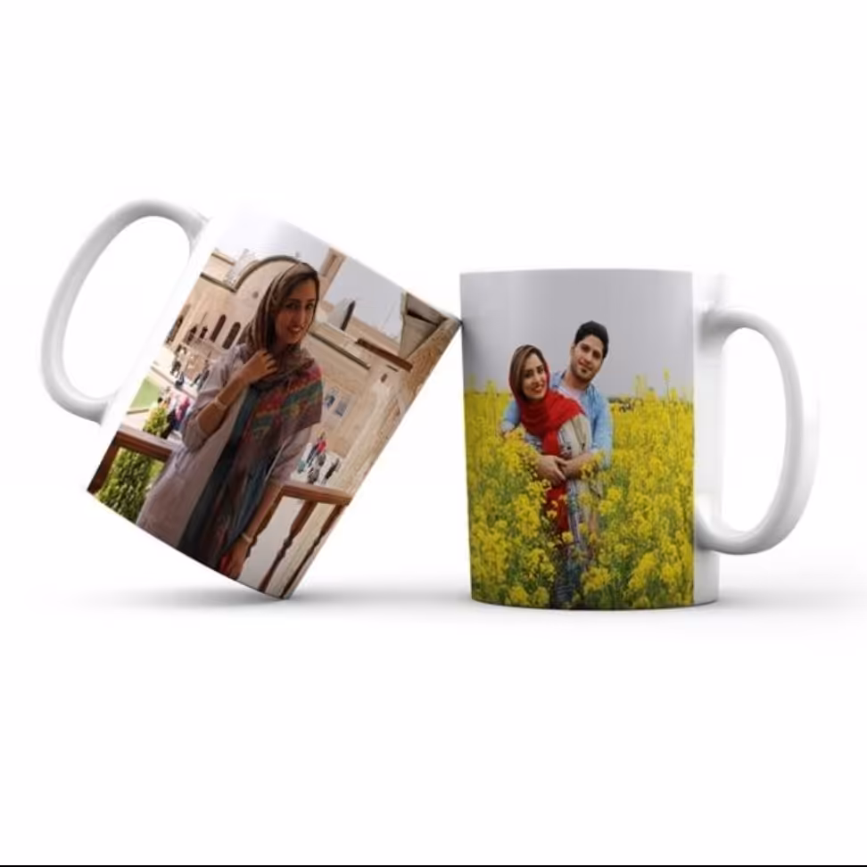 چاپ عکس دلخواه بر روی ماگ در دوسال 325 و 200سی سی 