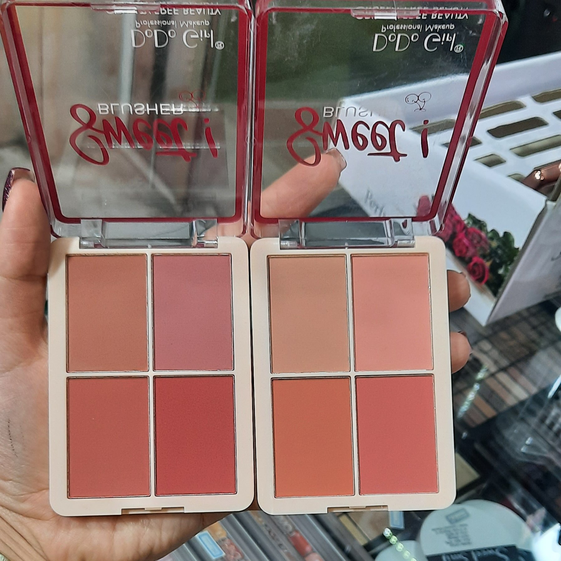 رژگونه 4تایی دودوگرل شماره1 و3