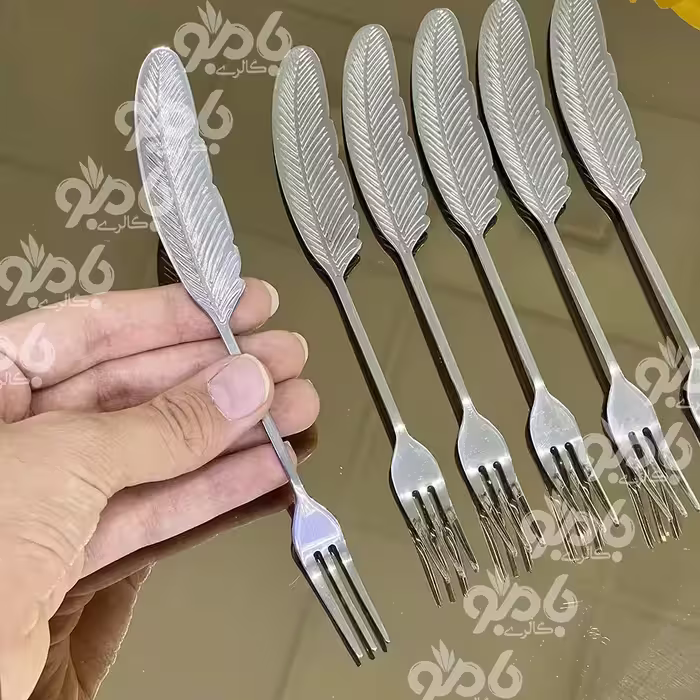 چنگال استیل طرح پر سیلور