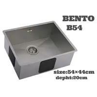 سینک ظرفشویی بنتو مدل B54 سایز54در44 عمق22  ارسال پس کرایه