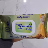 دستمال مرطوب بدون الکل  ترکیه120تایی برای پوست حساس