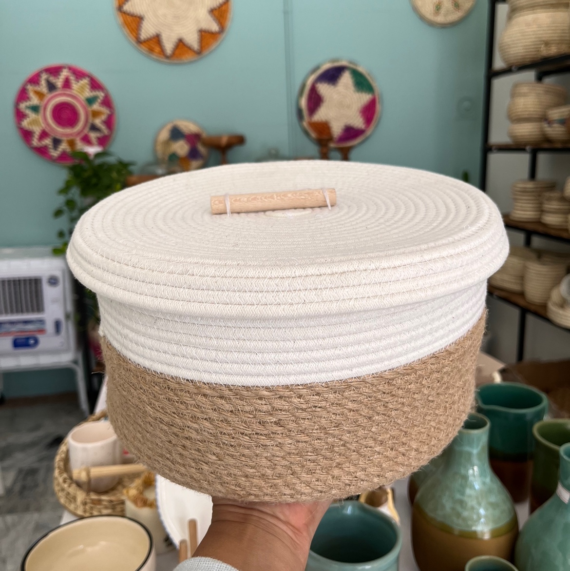 سبد پارچه ای 