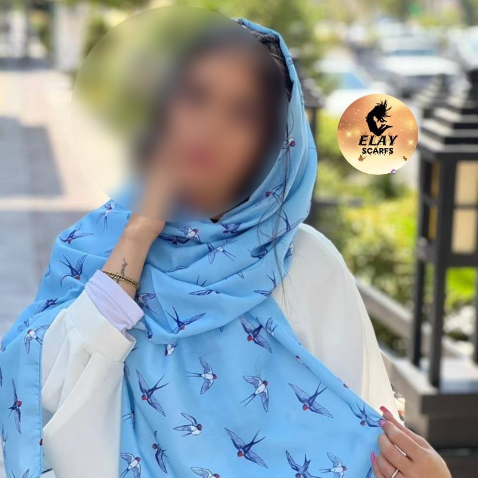 شال نخی اعلا طرح پرستو با کیفیت