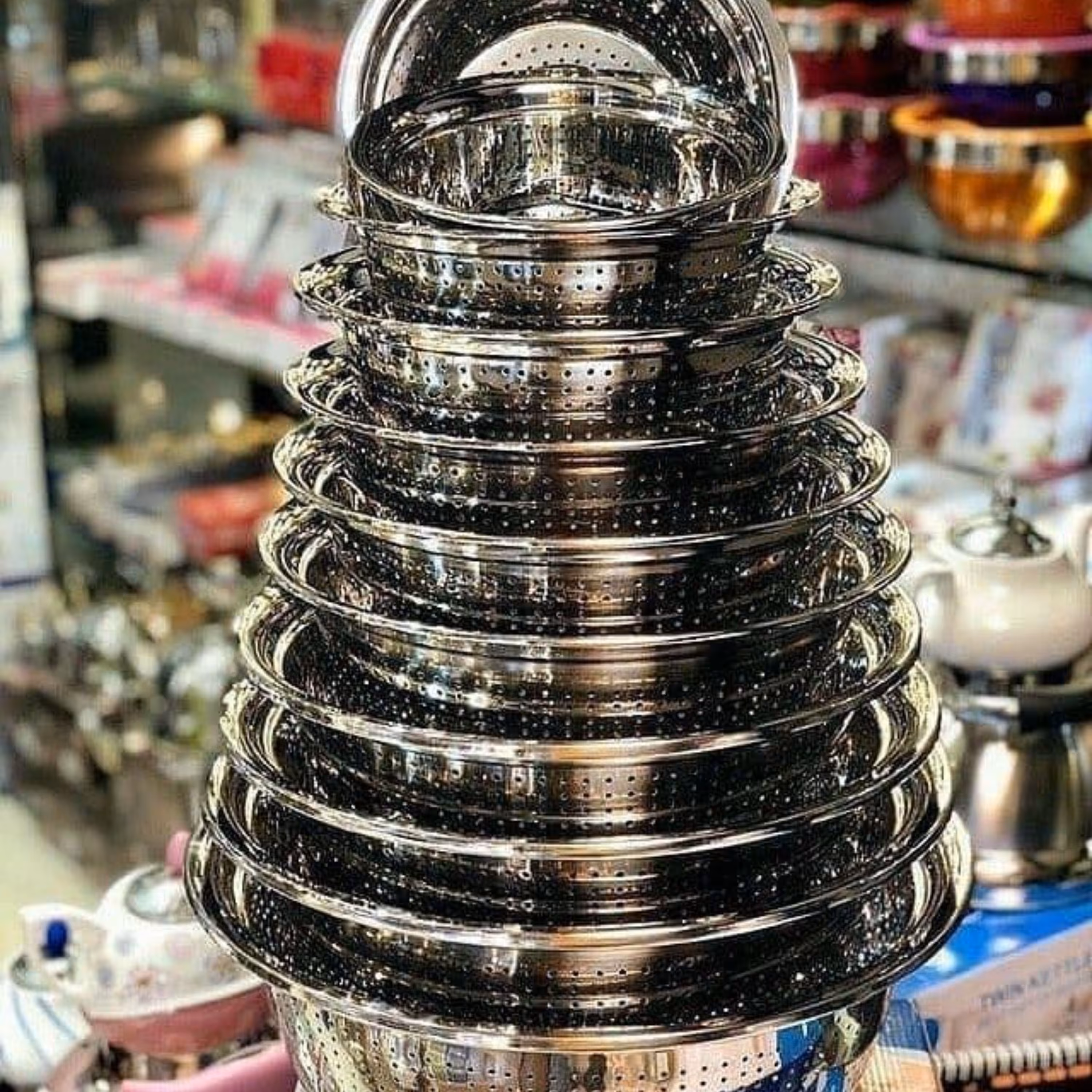 سرویس آبکش  استیل 11پارچه 