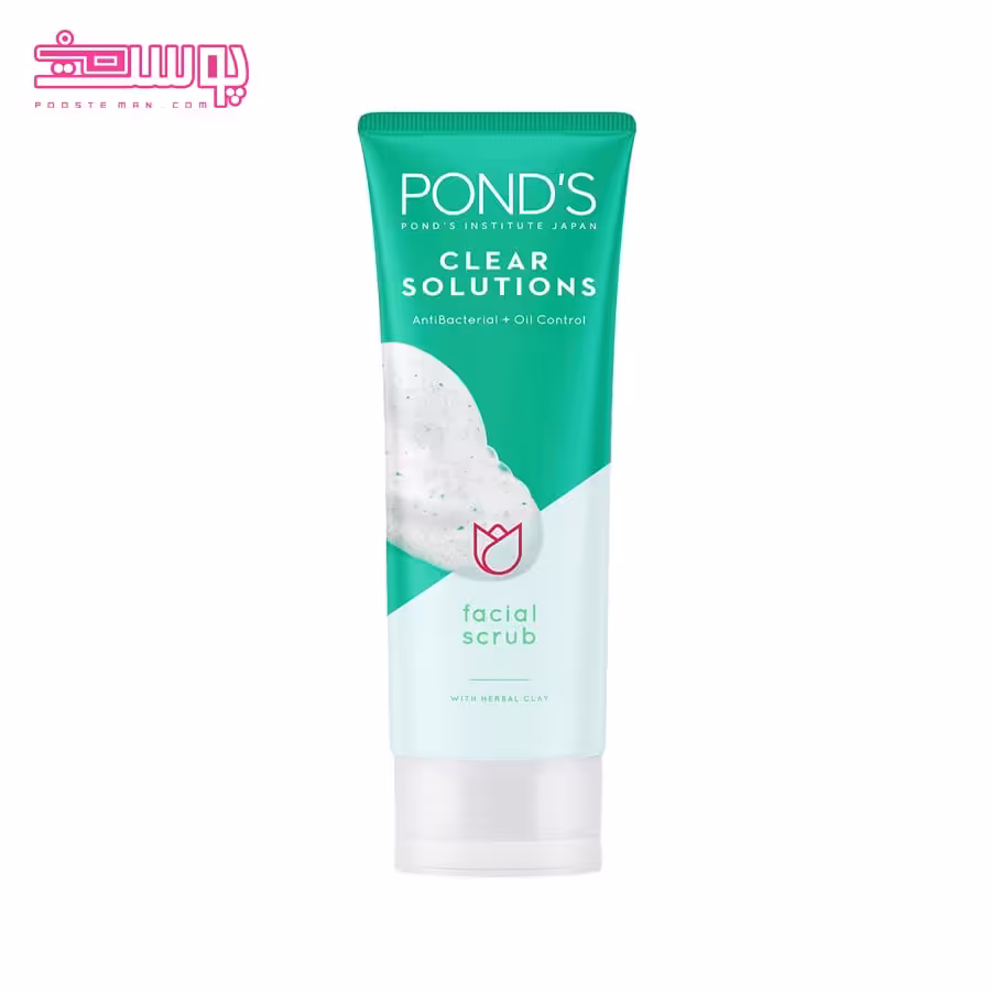 اسکراب و لایه بردار پوندز مدل clear & solution حجم 100ml