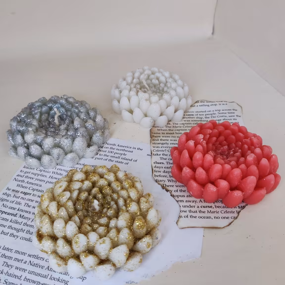 شمع گل داوودی 