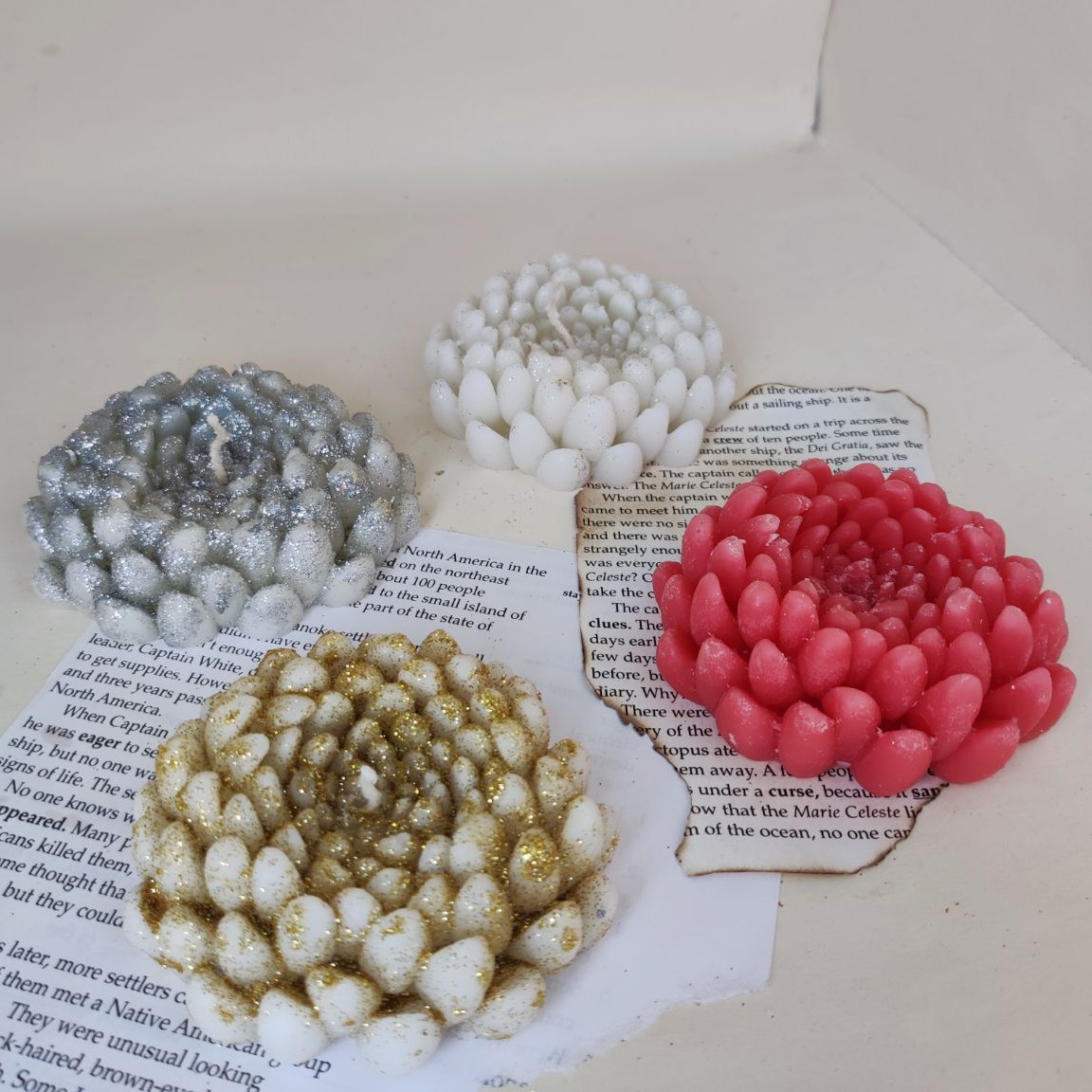 شمع گل داوودی 