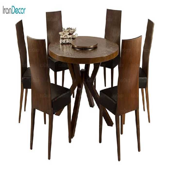 سرویس میز ناهار خوری جهانتاب مدل W14 با صندلی اسکای