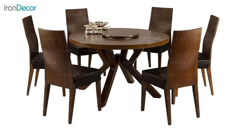 سرویس میز ناهار خوری جهانتاب مدل W14 با صندلی اسکای