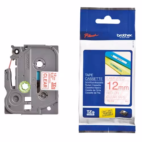 برچسب لیبل پرینتر برادر مدل TZe-132