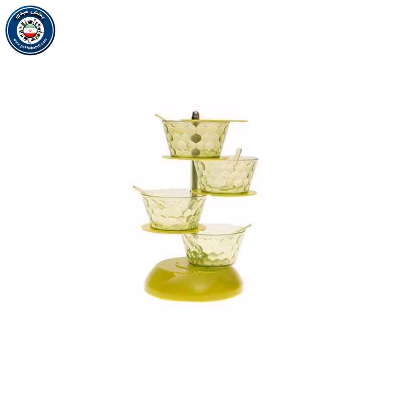 مرباخوری شیشه ای 4 طبقه