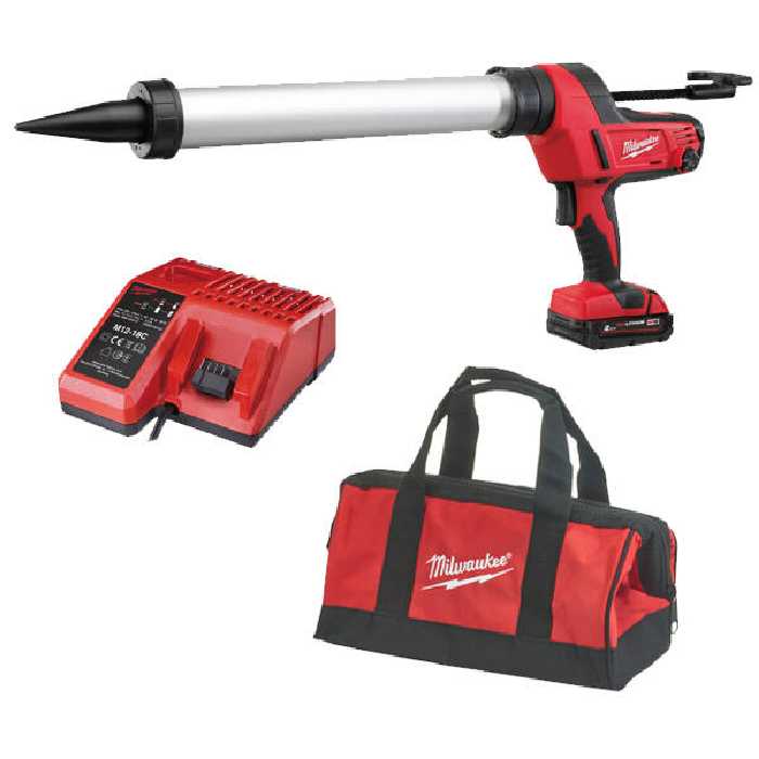 چسب زن شارژی میلواکی C18PCG/600A-201B