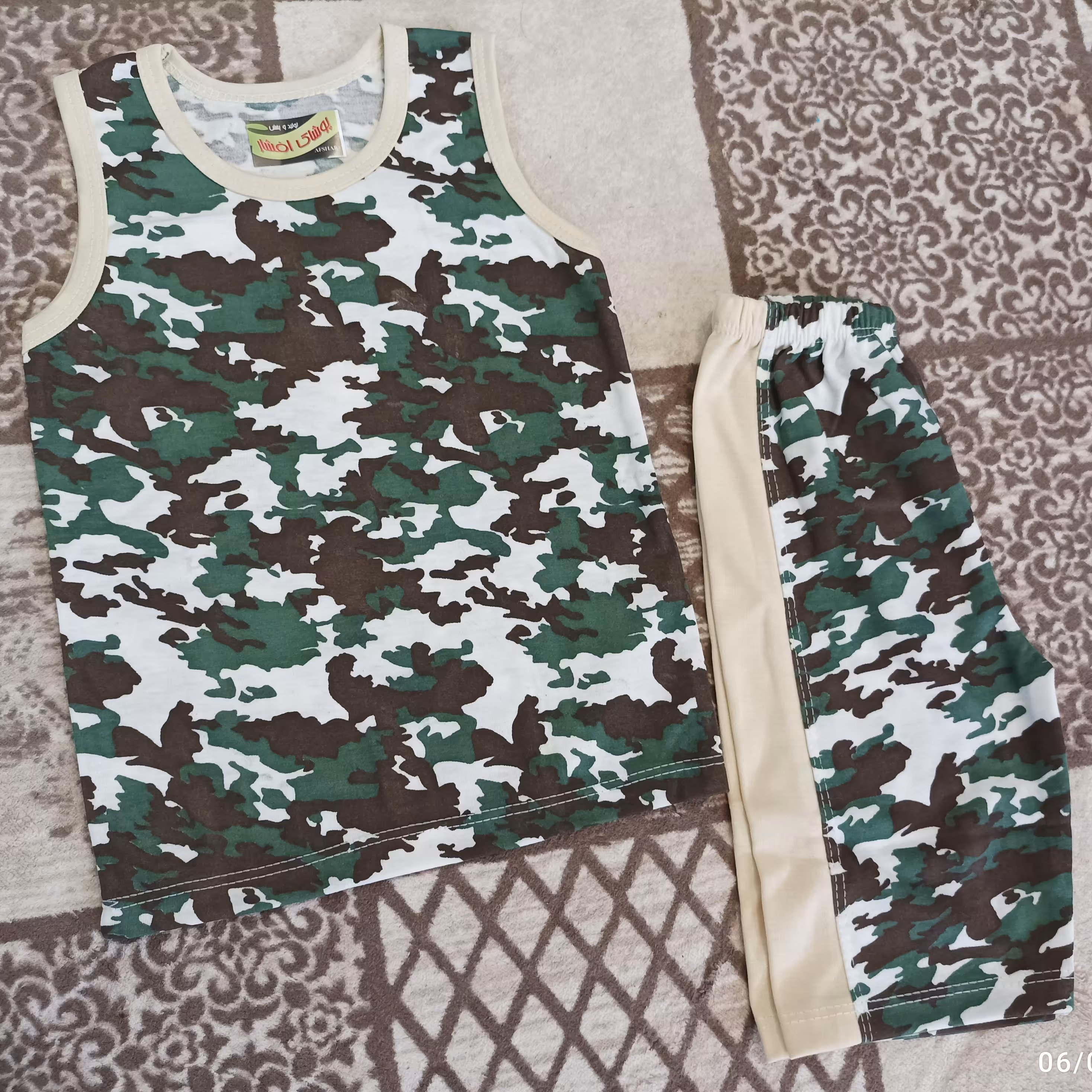 تاپ شلوارک ارتشی پسرانه سایز40 الی 45