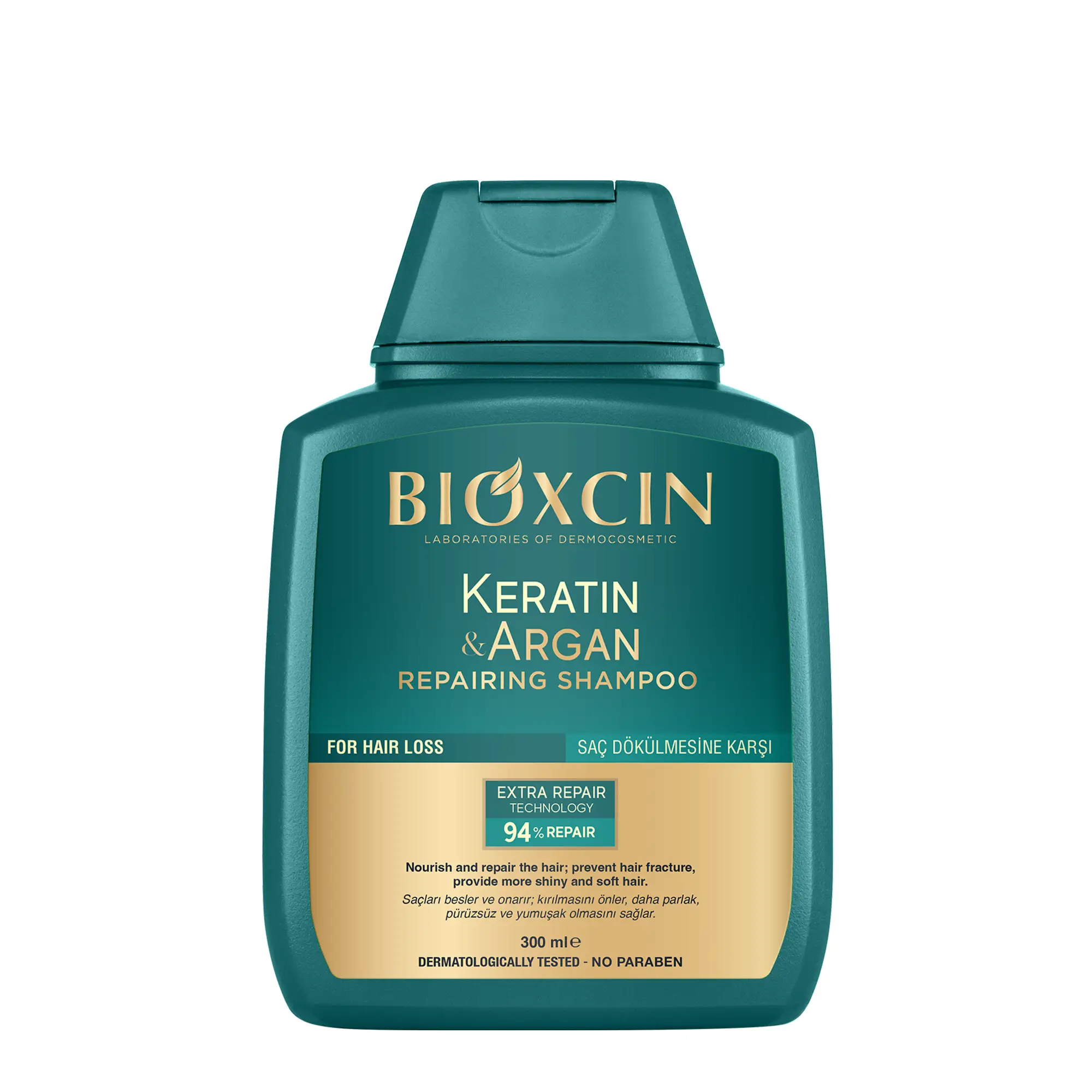 شامپو ترمیم کننده و ضد ریزش بیوکسین مدل Keratin & Argan حجم 300 میلی لیتر - فروشگاه تخصصی محصولات پوست و مو تیراژه