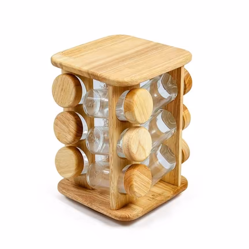 ست جا ادویه 12 تایی گردون ایستاده مربع یونیک کد 6111


