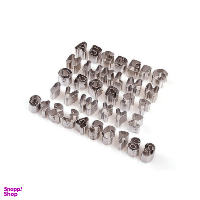 کاتر فشاری حروف و عدد مدل N-746 مجموعه 38 عددی