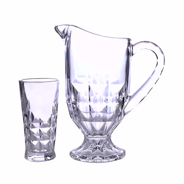 ست پارچ و لیوان آکوامارین