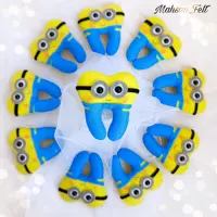 پک ده عددی گیفت نمدی دندونی مینیون