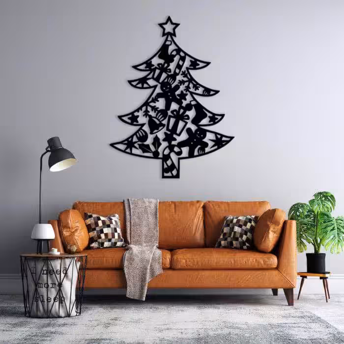 استیکر طرح درخت کریسمس کد 01