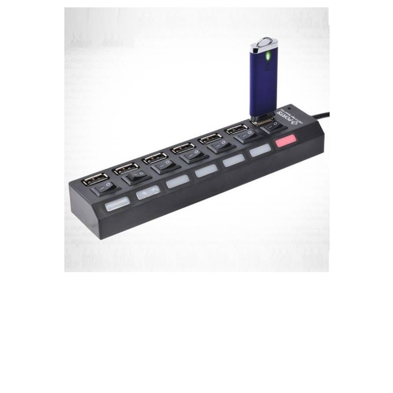 هاب 7 پورت USB مدل HI-SPEED