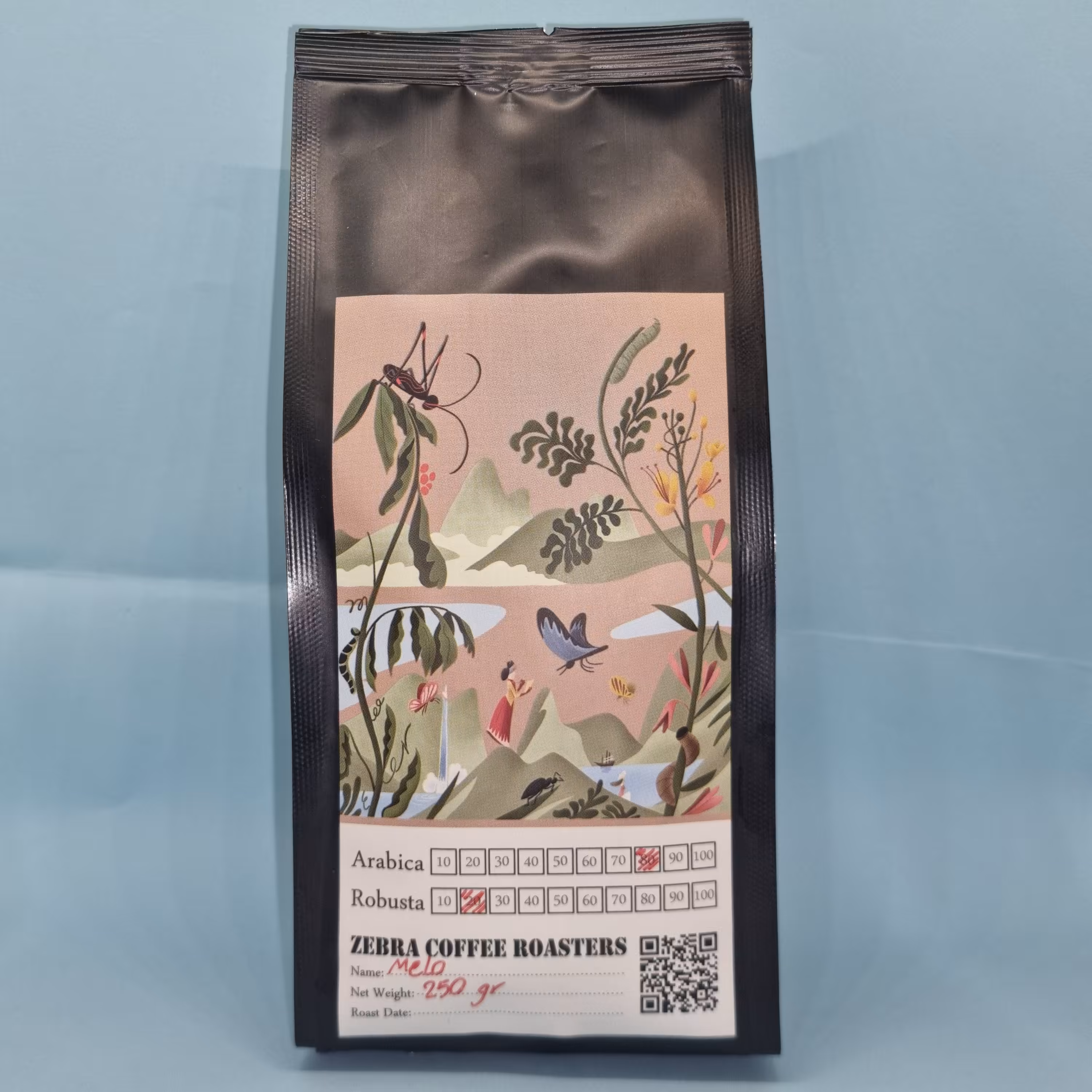 دان قهوه Melo بسته 250 گرمی 80 درصد عربیکا