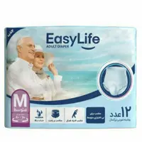 پوشینه شورتی بزرگسال ایزی لایف سایز متوسط 12 عددی