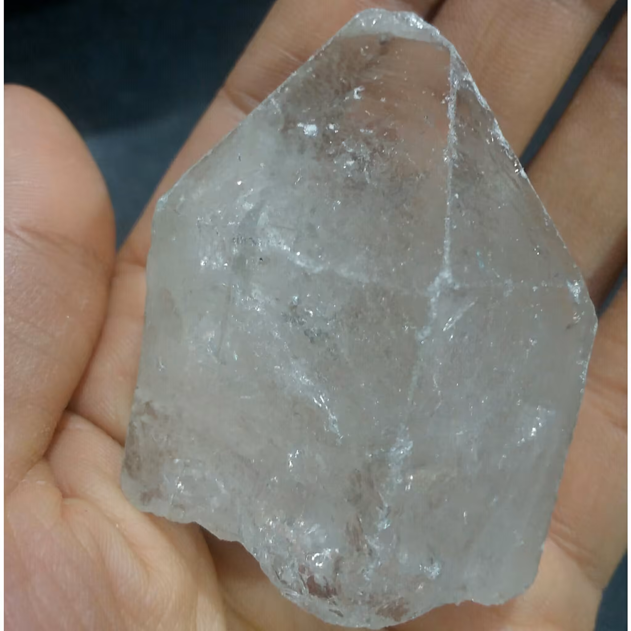 سنگ راف کوارتز شفاف معدنی وارداتی 100 در 100 طبیعی شاهکار خلقت محشر بی نظیر