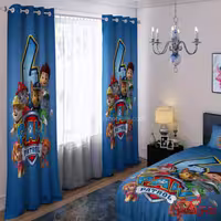 پرده 2 عددی طرح انیمیشن(paw patrol)پاو پاترول کد 15011/1