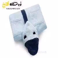 حوله پالتویی کودک سلین طرح اردک ابی-سرمه ای سایز 12-13